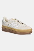 Замшеві кросівки adidas Originals Gazelle Bold W колір бежевий IH6782