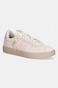 adidas sneakersy zamszowe Vl Court 3.0 damskie kolor beżowy IH6530