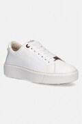 Alexander Smith London High Αθλητικά Γυναικεία Δερμάτινα Λευκά ALBDLHW8406WHT