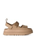 Πέδιλα UGG W Goldenglow Embossed χρώμα: μπεζ, 1175311.MDSD