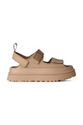 Сандалі UGG W Goldenglow Embossed колір бежевий на платформі 1175311.MDSD