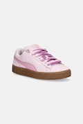 Σουέτ sneakers Puma Suede XL Fat Laces χρώμα: ροζ, 405480