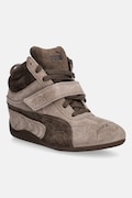 Puma Speedcat Wedge маратонки със скосена пларформа дамски от велур кафяви 407878