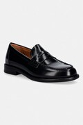 Kožené mokasíny Vagabond Shoemakers LINN čierna farba, na plochom podpätku, 6036-004-20