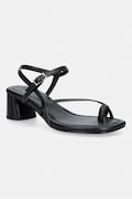 Vagabond Shoemakers sandale s debelom potpeticom od kože EVIE crne 6139-101-20