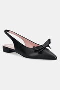 Δερμάτινες μπαλαρίνες Pretty Ballerinas Clementine χρώμα: μαύρο, 53068_001