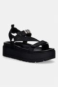 Guess σανδάλια Στην πλατφόρμα Γυναικεία FETTA μαύρα FLJFTT FAL03