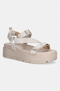 Guess Σανδάλια Στην πλατφόρμα Γυναικεία FETTA μπεζ FLJFTT FAL03