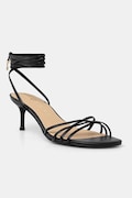 Guess sandály na jehlovém podpatku GARSIE černé FLJGAE ELE03