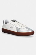 Lacoste sneakersy skórzane Baseshot Pro Sneakers Silver & Gold Pack damskie kolor biały 51SFA0176