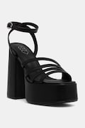 Koi Footwear sandali s polno peto (blok) DBP52 PLATFORM HEEL črni DBP52 PLATFORM HEEL