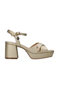 Mexx sandały na słupku NALINA NICKY Heeled sandal złote MI001602961W