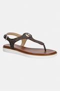 Πέδιλα MICHAEL Michael Kors Val Thong Sandal χρώμα: καφέ, 40R6VAFS1B.200