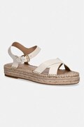 Lauren Ralph Lauren espadryle damskie skórzane Emeryn białe 802P06400002