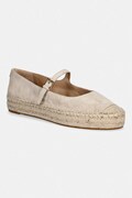 Lauren Ralph Lauren espadryle damskie zamszowe Luize Mj beżowe 802P06401001