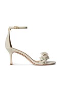 Lauren Ralph Lauren босоніжки на високих підборах шкіряні Allie M Flwr бежеві 802P10640001