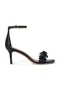 Lauren Ralph Lauren босоніжки на високих підборах шкіряні Allie M Flwr темно-сині 802P10640002