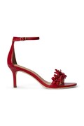 Lauren Ralph Lauren босоніжки на високих підборах шкіряні Allie M Flwr червоні 802P10640003