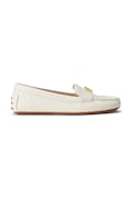 Lauren Ralph Lauren női bőr mokaszin Barnsbury bézs 802852847025
