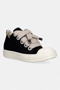 Кеди Rick Owens DRKSHDW Denim Jumbolace Low колір чорний DS01F4819.DOW2