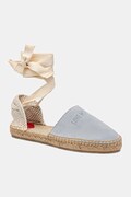 Love Moschino espadryle damskie zamszowe niebieskie JA10562G0OIG5701