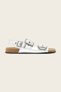 AllSaints sandały damskie skórzane Staffa Sandal czarne W044FE