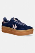 Skechers ACADEMY HI-ELEVATED sneakers Γυναικεία νουμπούκ σκούρο μπλε 185430