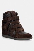 Nokwol EDEN sneakersy damskie skórzane brązowe Eden Brown Leather