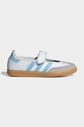 Δερμάτινες μπαλαρίνες για παιδιά adidas Originals DISNEY SAMBA JANE χρώμα: άσπρο, JP9545