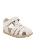 Primigi sandały z wycięciami dziecięce skórzane białe PGO 14140