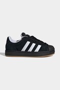 adidas Originals sneakersy skórzane dziecięce SUPERSTAR ST kolor czarny KJ1192