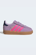 adidas Originals sneakersy zamszowe dziecięce GAZELLE INDOOR kolor fioletowy IH4012