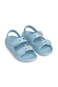Liewood sandały z odkrytą piętą dziecięce Lilo Sandals with Charms niebieskie LW20464