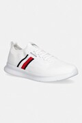 Tommy Hilfiger LIGHTWEIGHT KNITTED RUNNER sneakersy męskie białe FM0FM05756