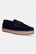 Tommy Hilfiger espadryle męskie zamszowe FLEXIBLE HILFIGER SDE ESPADRILLE granatowe FM0FM05794