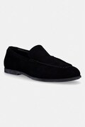 Calvin Klein mokasyny męskie zamszowe LOW PROF LOAFER SU czarne HM0HM02081