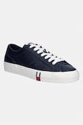 Tommy Jeans ARCHIVE VULC. Y2K LONG LACE tenisky pánske kožené tmavomodré nízke EM0EM01676