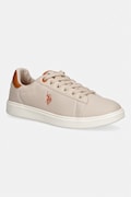 Sneakers U.S. Polo Assn. BYRON006 χρώμα: μπεζ, BYRON006M/6YM1
