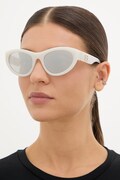 Dolce & Gabbana okulary przeciwsłoneczne kocie oczy damskie białe 0DG6207
