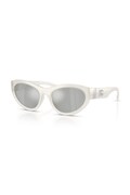 Dolce & Gabbana okulary przeciwsłoneczne kocie oczy damskie białe 0DG6207