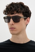 Barbour okulary przeciwsłoneczne męskie zielone BAS 3106