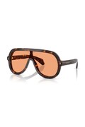 Moncler okulary przeciwsłoneczne SUNSETTE brązowe 0ME6021U