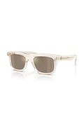 Moncler okulary przeciwsłoneczne CLARO beżowe 0ME6004