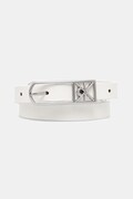 Calvin Klein opasok dámsky kožený biely LV04F7057G
