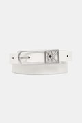 Calvin Klein opasok dámsky kožený biely LV04F7057G