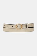 Calvin Klein pasek skórzany damski kolor złoty LV04F7058G