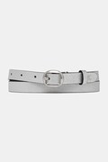 Calvin Klein pasek skórzany damski kolor srebrny LV04F7058G