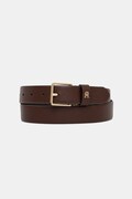 Tommy Hilfiger pasek skórzany damski kolor brązowy AW0AW18251