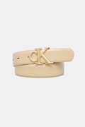 Calvin Klein pasek damski skórzany beżowy LV04F7074G