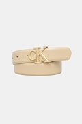Calvin Klein pasek damski skórzany beżowy LV04F7074G